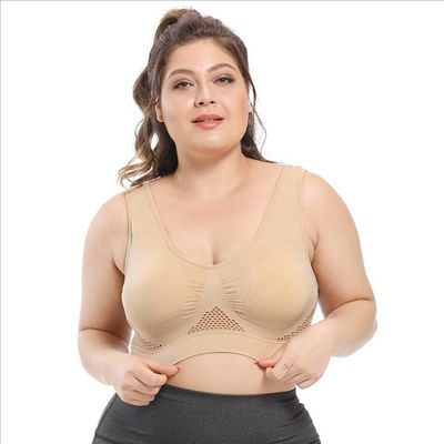 योग स्पोर्ट्स लार्ज लेडीज ब्रा 44C 44D 3XL 4XL कॉटन लेस अंडरवीयर